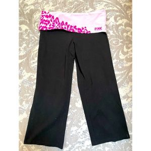 Pink Victoria’s Secret Capri leggings